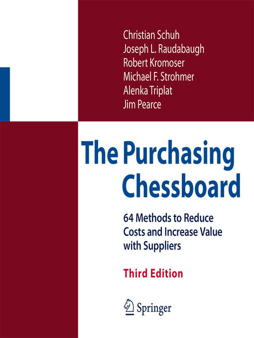 Title details for The Purchasing Chessboard by Christian Schuh - Available